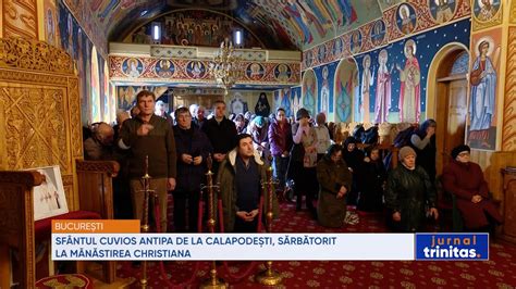 Sfântul Cuvios Antipa de la Calapodești sărbătorit la Mănăstirea