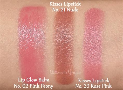MakeupByJoyce Swatches Comparison Nude And Everyday Lipsticks Burberry Marc Jacobs