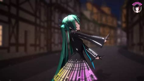 S E Miku Tanzt Im Schwarzen Kleid Allm Hliches Ausziehen D Hentai