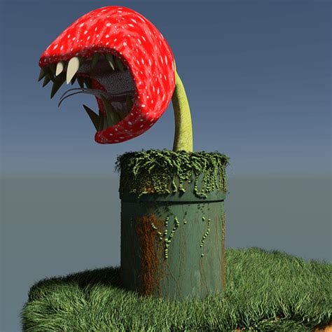 Mario Piranha Plant Finished Projects Blender Artists Community