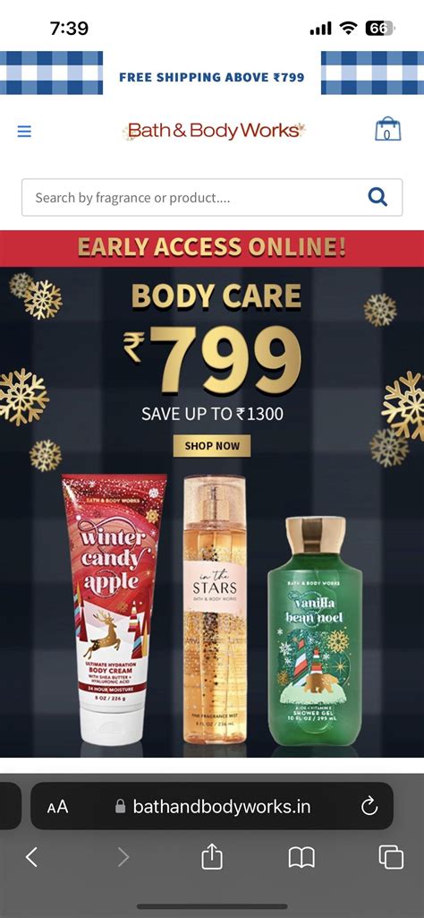BBW Body Care Rs 799 On Their Website R IndianBeautyDeals