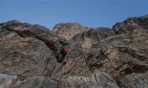 Toblinger Knoten M Klettersteig Sextner Dolomiten