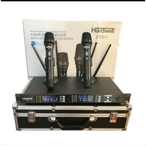 Jual Mic Wireles Hardwell Evo Bisa Ubah Frekuensi Jangkauan Jarak