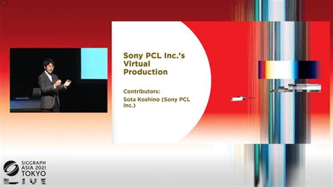 Siggraph Asia 2021 Real Time Live Sony Pcl Incs Virtual Production Youtube