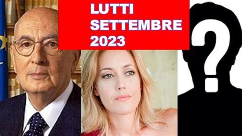 Personaggi Famosi Morti A Settembre Youtube