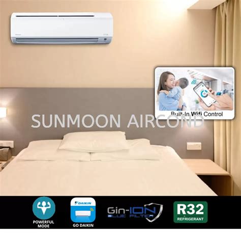 Daikin Ftv P Series Aircond Rumah R32 Non Inverter Wall Mounted Wifi