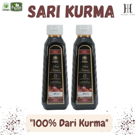 Jual Sari Kurma Hni 100 Dari Kurma Asli Kaya Nutrisi Tinggi Serat Dan