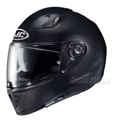 Casco Moto Hjc Integral I S Lid Negro Satinado Avant Motos