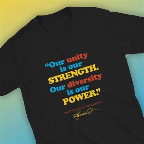 Unity Strength Diversity Power Shirt Short Sleeve T Shirt Etsy