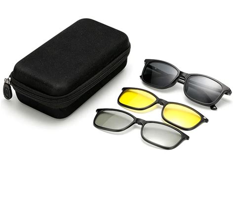 Men Polarized Magnetic Pcs Clip Tr Myopia Glasses Lightest