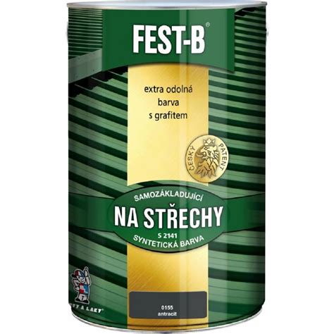 FEST B Antikorózny náter na železo 2v1 na strechy S2141 0155 antracit