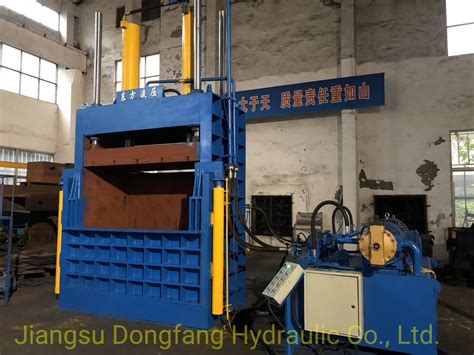 Hydraulic Vertical Aluminum Steel Strapping Baling Press Machine