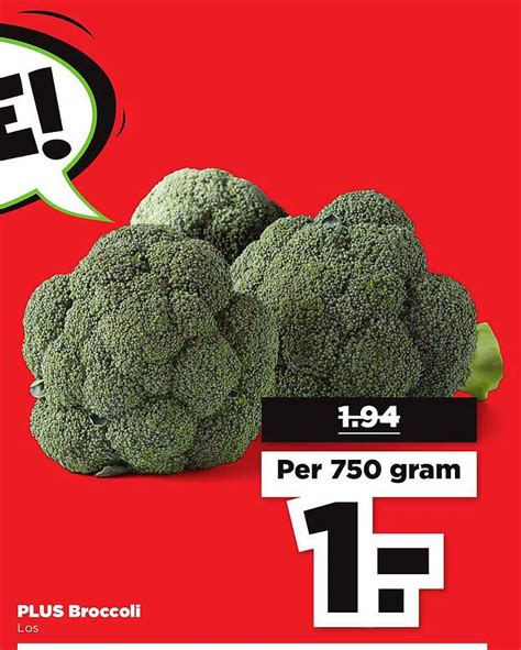 Plus Broccoli Aanbieding Bij PLUS 1Folders Nl