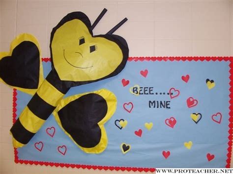 February Valentine S Day Bee MIne Bulletin Board