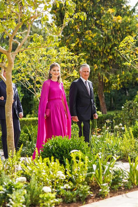 Princess Elisabeth Attends Wedding Of Crown Prince Hussein And Rajwa Al