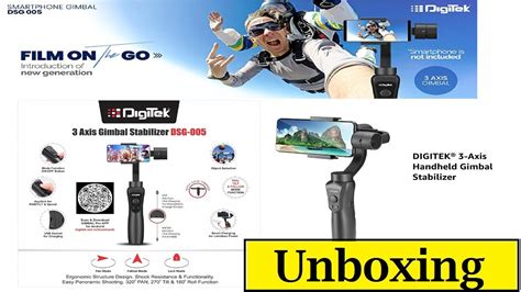 Digitek Dsg Axis Handheld Gimbal Stabilizer Unboxing Ll Best