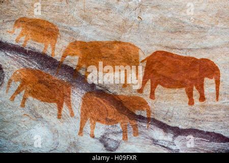 San rock art at the Stadsaal Caves in the Cederberg Mountains in the ...