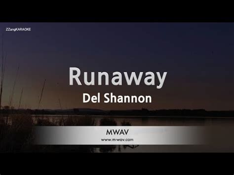 Del Shannon Runaway Karaoke Version Youtube