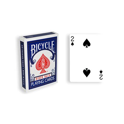 Jeux De Cartes Jeu A Forcer De Pique Dos Bleu Bicycle Rider