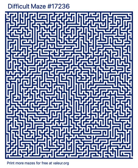 Impossible Maze Printable