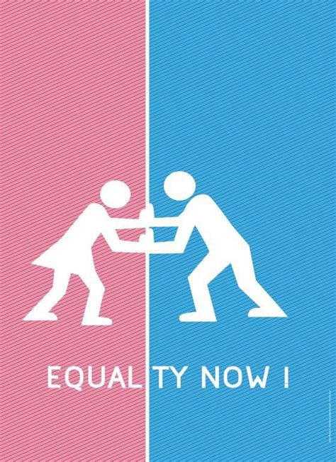 Gender Equality Now Poster Picto Fight By Marie Osscini Gender Equality Poster Gender