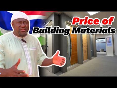 New Price Of Building Materials In The Gambia Youtube