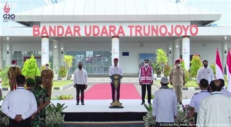 Diresmikan Jokowi Ini Rute Yang Dilayani Di Bandara Trunojoyo Sumenep