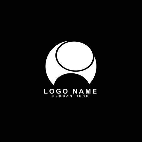 Creative white logo design 8786198 Vector Art at Vecteezy