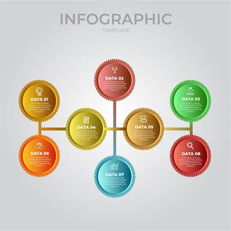 Premium Vector Modern Flat Circular Diagram Infographic Template