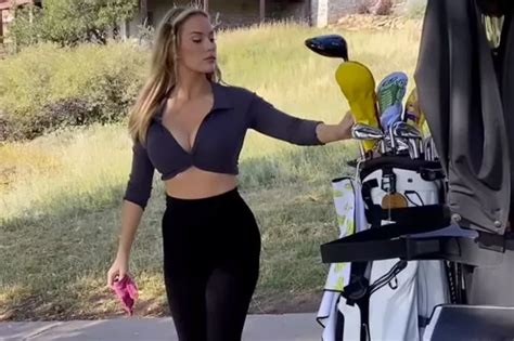 Sexiest Woman Alive Paige Spiranac Admits Her Boobs Are Out In Daring Golf Outfit Daily Star