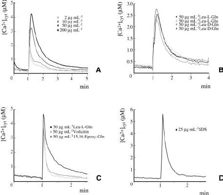 Monitoring Of Cytosolic Ca Concentration Ca C Changes In