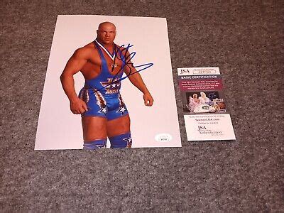 Kurt Angle Signed 8x10 Jsa Wwe Wwf Tna EBay