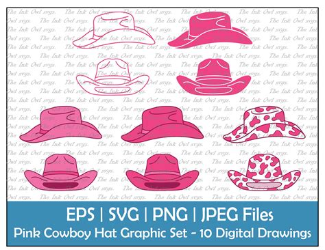 Pink Cowboy Hat Clipart Free