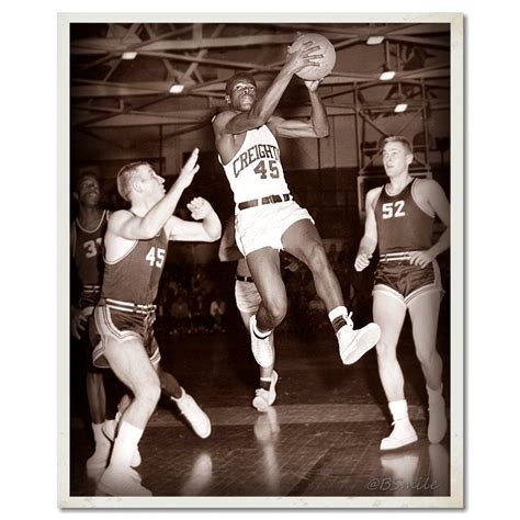 Baseball Legend Bob Gibson In Action During His Days As A Creighton