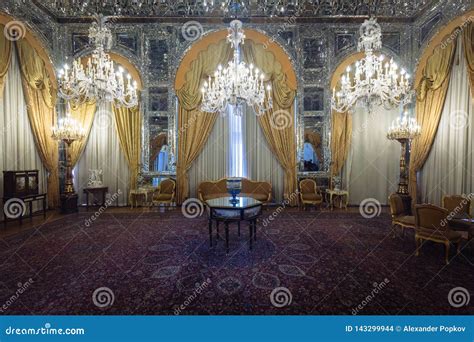 Golestan palace interior editorial stock image. Image of reconstructed ...