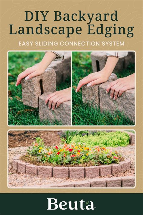 Diy Low Maintenance Landscape Edging In Diy Backyard Landscaping