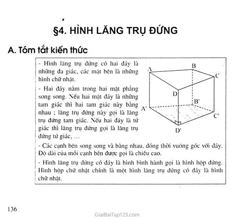 Hướng Dẫn Vẽ Hình Lăng Trụ đứng Cho Người Mới Bắt đầu