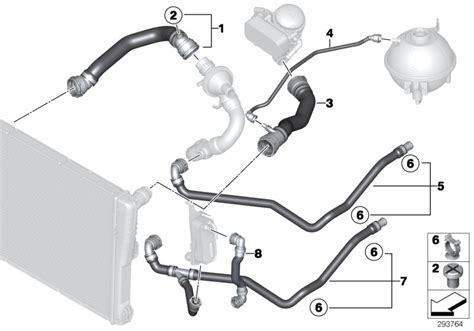 Bmw X3 Vent Hose Cooling Hoses System 17128651298 Genuine Bmw Part