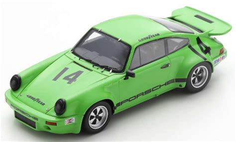 Modellautos Porsche 911 1 43 Spark RS 3 0 No 14 IROC Riverside 1973 E