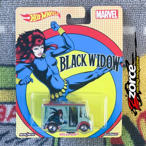 Hot Wheels Premium Marvel Black Widow Bread Box Tootoolbay