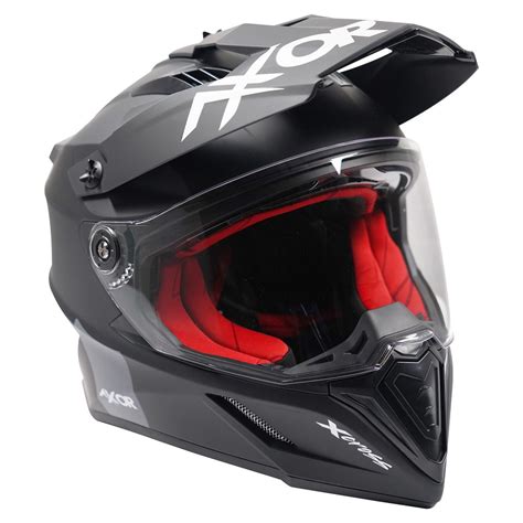 Axor X Cross Plain Adventure Motorcycle Helmet Bdla Motorbikes