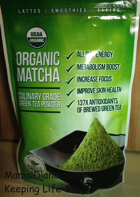 Organic Matcha – Green Tea Powder Review – Mamal Diane