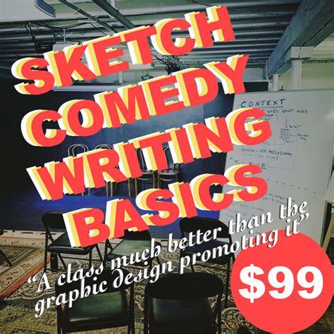 Sketch Comedy Writing Basics: Online [07/26/20]