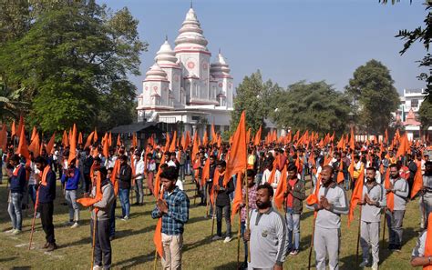 Vhp And Bajrang Dal Took Out Shaurya Yatra Saharanpur News Saharanpur News विहिप और बजरंग दल