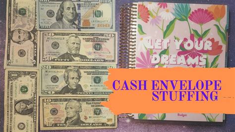 Cash Envelopes Stuffing October St Paycheck Breakdown Stuffing