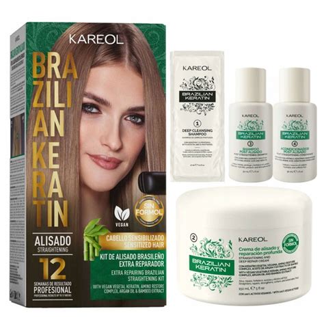 Kareol Brazilian Keratin Zestaw Do Keratynowego Prostowania Naprawczy