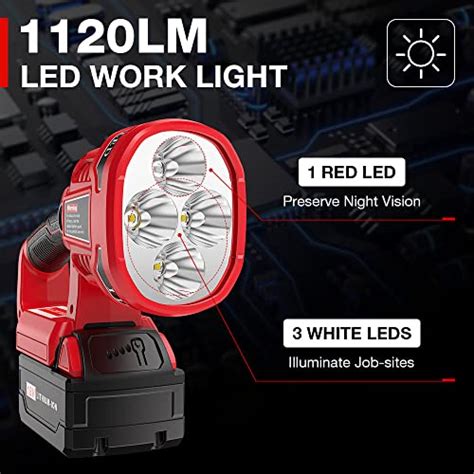 Snapklik Dteztech W Lm Led Work Light Powered By Milwaukee