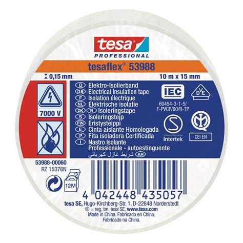 Tesa Pvc Elektrische Isolatietape Kopen Maes Vakhandel