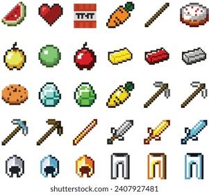 Pixel Art Vector Game Sprite Stock Vector (Royalty Free) 2407927481 | Shutterstock