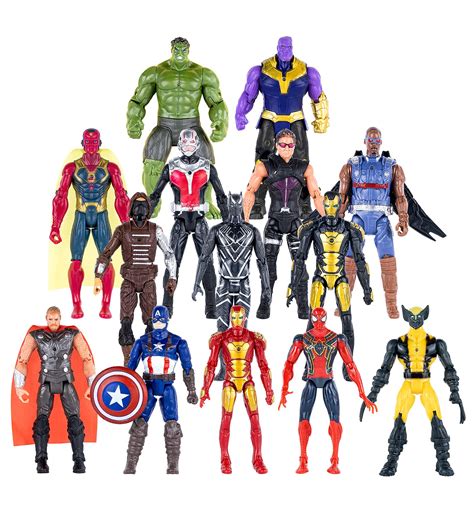 Buy Pcs Big Ultimate Superhero Action Figures Set Collectible